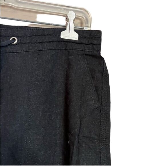 Per se black linen blend cropped pants - Picture 4 of 10